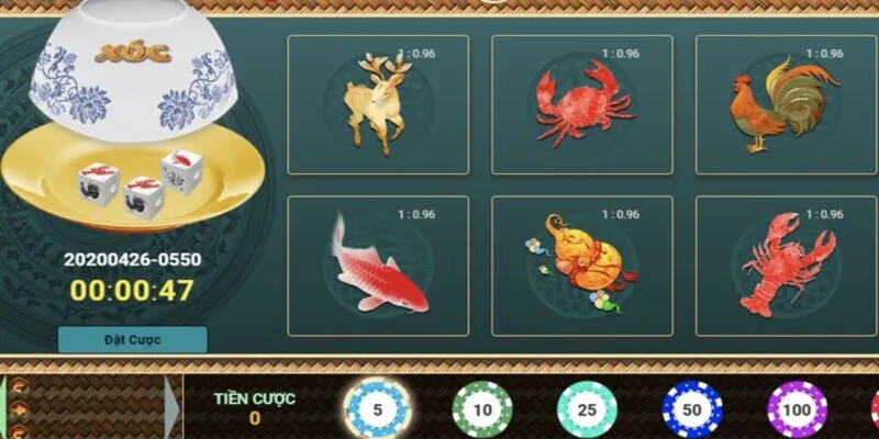 Lắc bầu cua hay bầu cua cá cọp lần đầu tiên được biết đến tại Trung Quốc