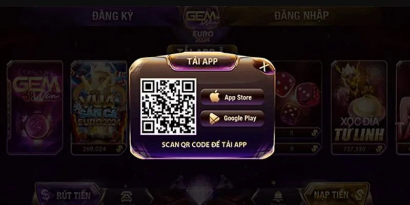 Tải app Gemwin với quy trình siêu đơn giản